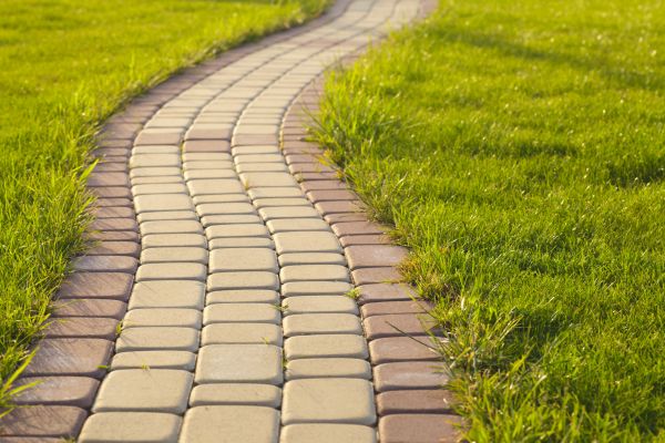 Sidewalk Brick Repair in Columbia