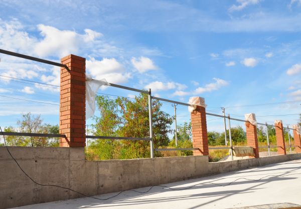 Brick Pillar Installation in Columbia